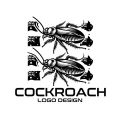 Cockroach Vector Logo Design