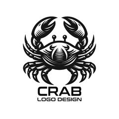 Crab Vector Logo Design