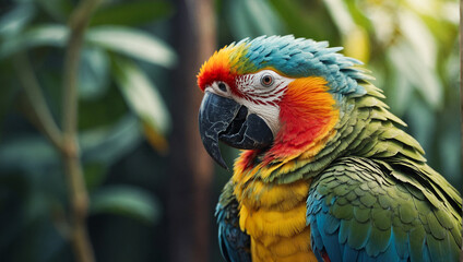 Obraz premium Colorful Macaw Parrot 
