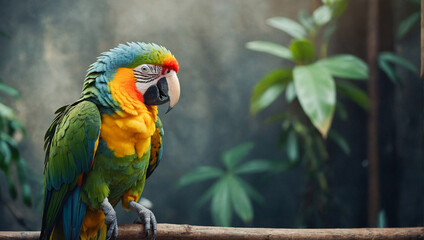 Obraz premium Colorful Macaw Parrot 