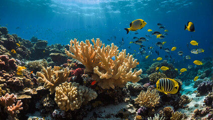 Naklejka na ściany i meble Red Sea Coral Reef 