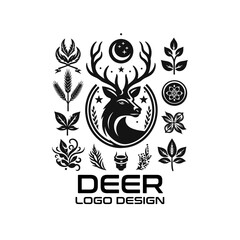 Deer Vector Logo Design