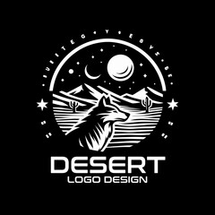 Desert Vector Logo Design