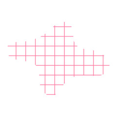 Fototapeta premium Organic Grid Shape
