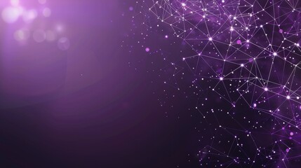 Purple Abstract Background With Blurry Lights