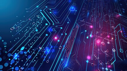 Fototapeta premium digital background, cyber security