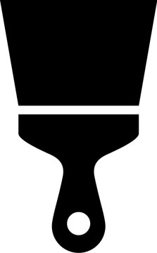 recommend clip art: Putty knife vector icon