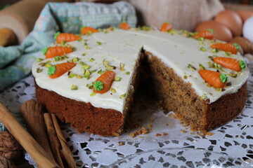 Carrot cake for Easter