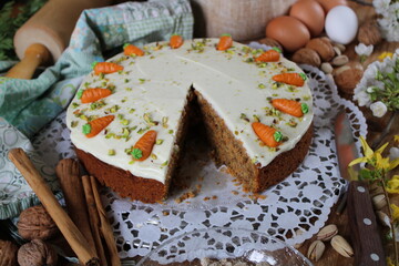 Carrot cake for Easter