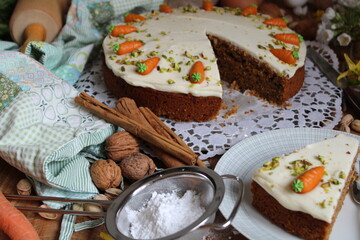 Carrot cake for Easter