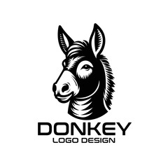 Donkey Vector Logo Design