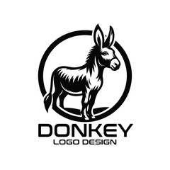 Donkey Vector Logo Design