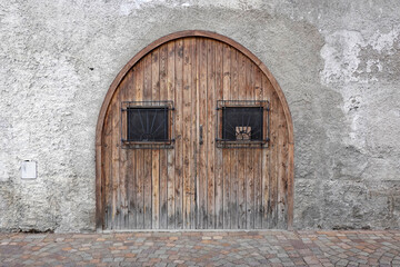 Architecture of the old village of Tonadico, Trentino Alto Adige, Italy, Europe              