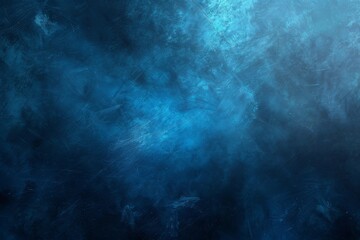 Dark Blue Smoke: Abstract Texture with Mystic Gradient and Soft Light - obrazy, fototapety, plakaty