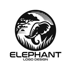Elephant Vector Logo Design