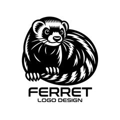 Ferret Vector Logo Design