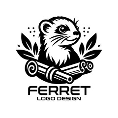 Ferret Vector Logo Design