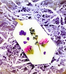 gift, holiday, aromatic with floral decor sachet