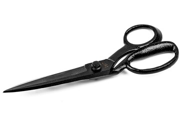 Scissors with an isolated white background