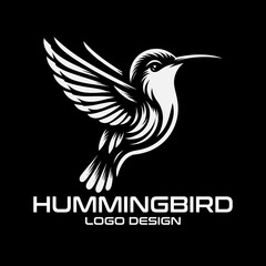 Hummingbird Vector Logo Design