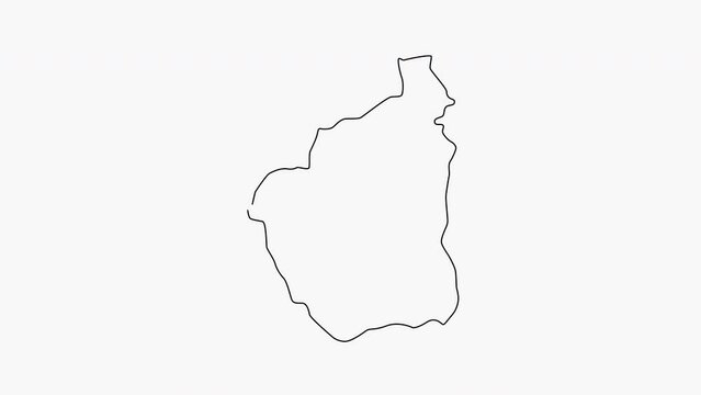 sketch map of Biratnagar in nepal