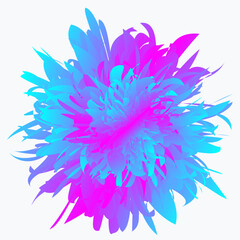 Tropic flowers vector. Hawaiian hibiscus and exotic aloha plants isolated illustration