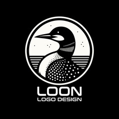 Loon Vector Logo Design
