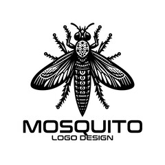 Mosquito Vector Logo Design