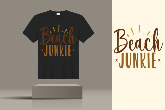 BEACH JUNKLE  T-shirt  creative design using adobe illustrator and your best choice...