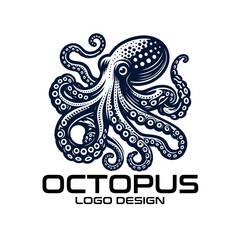 Octopus Vector Logo Design