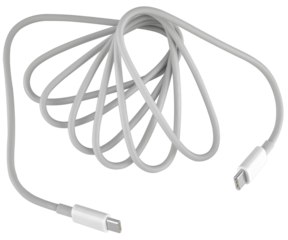 Cable and Type-C connector in white color