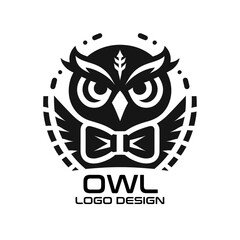 Owl Vector Logo Design