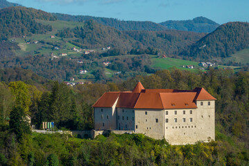 Medieval castle Reichenburg in Brestanica, Slovenia