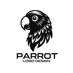 Obraz premium Parrot Vector Logo Design