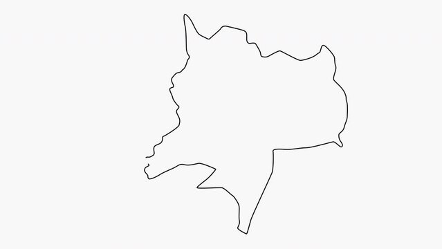 sketch map of Butwal in nepal