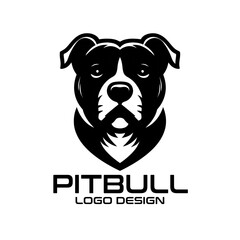 Pitbull Vector Logo Design