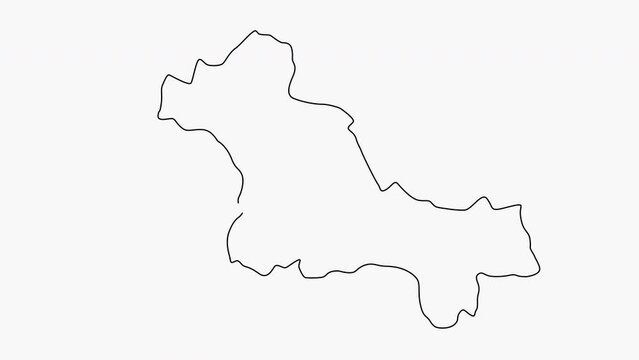 sketch map of Hetauda in nepal