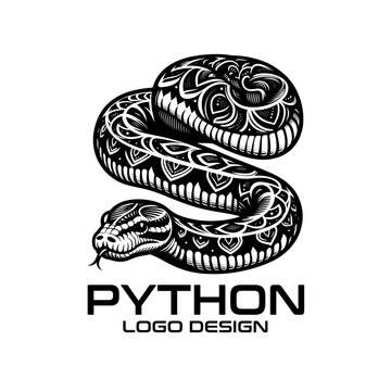 Python Vector Logo Design