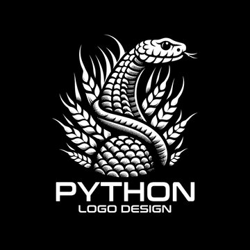 Python Vector Logo Design