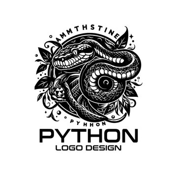 Python Vector Logo Design