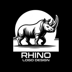 Rhino Vector Logo Design