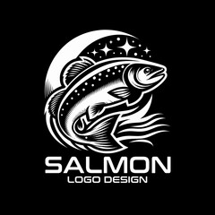 Salmon Vector Logo Design