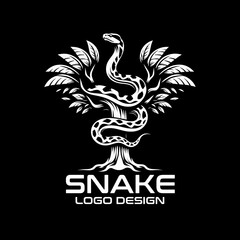 Snake Vector Logo Design