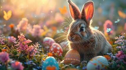 Fototapeta na wymiar Enchanted Easter