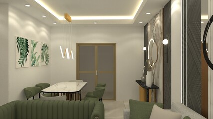 Interior Design with Photo-Realistic Render