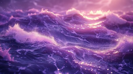 floating ultraviolet wave backgrounds - obrazy, fototapety, plakaty