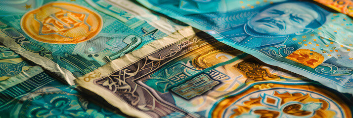 Spotlight on Kazakhstan's Economy: A Close-Up View of KZT Currency Stack