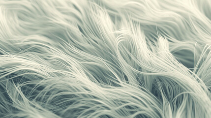 Smoothly moving lines, like grass swaying in the wind. Wavy swirling hair background. Fuzzy carpet. Seamless loop. Creative background. Copy paste area for text