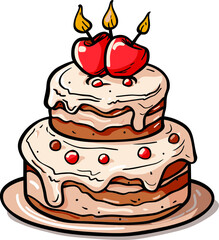 Sweet Serenity Navigating Cake Vector Realms