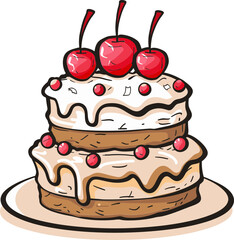 Sweet Symphony in Pixels Crafting Vectorized Indulgence